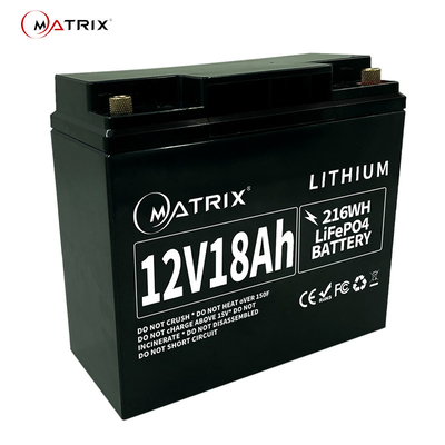 Rechargeable Deep Cycle 12V LiFePo4 Battery 12.8v 18ah 4s3p 5years Warranty